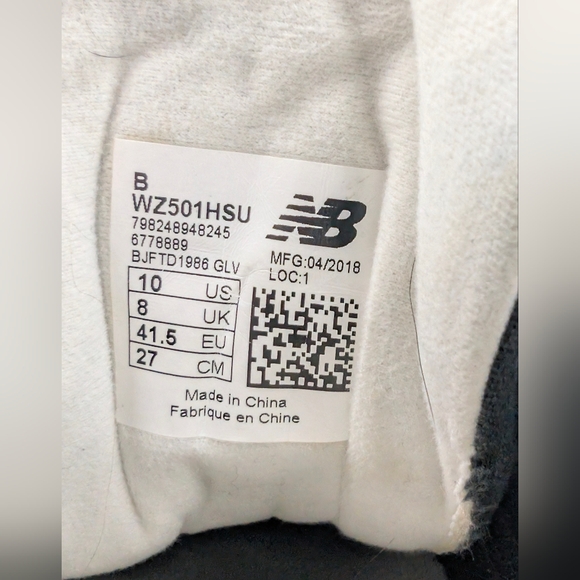 New Balance 501 Ripple Sole Sneakers, Size 10 - Picture 8 of 8